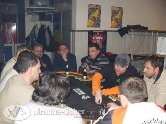Piranha-Poker Turnier am Donnerstag, den 22. Januar 2008 in der Gaststätte Krone