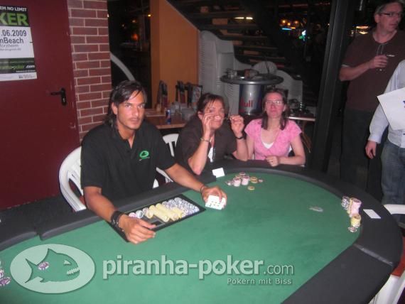 Piranha-Poker Turnier am Mittwoch, den 17.Juni 2009 in der Sportsbar Palm Beach in Pforzheim (!)