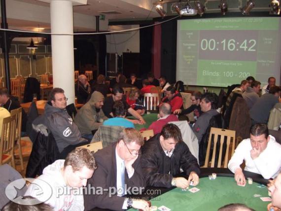 Piranha-Poker Turnier am Mittwoch, 17. Februar 2010 im Neckarsulmer Brauhaus