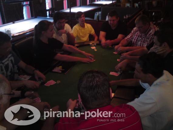 Piranha Poker-Turnier am Montag, den 9.August 2010 im Palm Beach Stuttgart