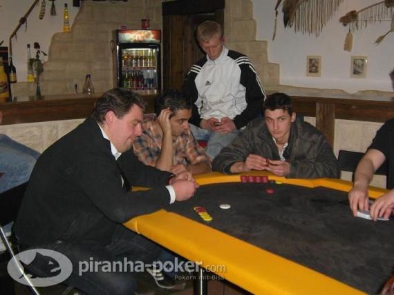 Piranha-Poker Turnier am Sonntag, den 20.April 2008 im South Western